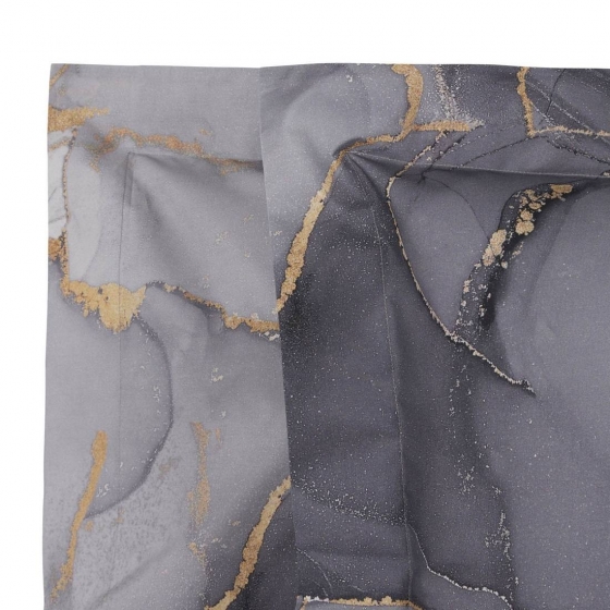 Completo Lenzuola Carrara Collezioni Saturn in Percalle di Cotone Grey