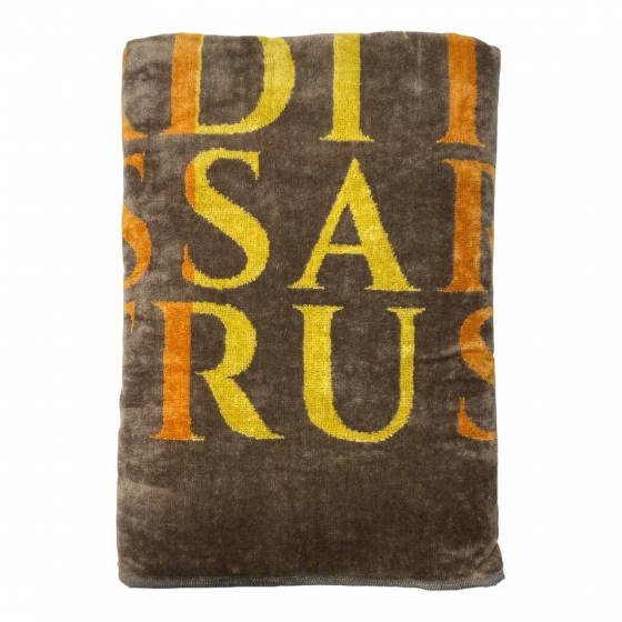 Telo Spiaggia Mare Spiaggia Trussardi Heatmap Brown cm 95x180