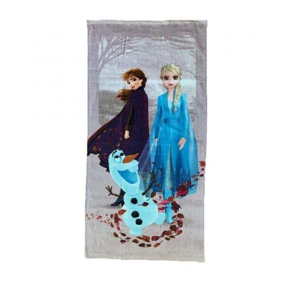 Nuovo Telo Mare Disney Frozen Cm 70x 140 In Morbida Spugna 023