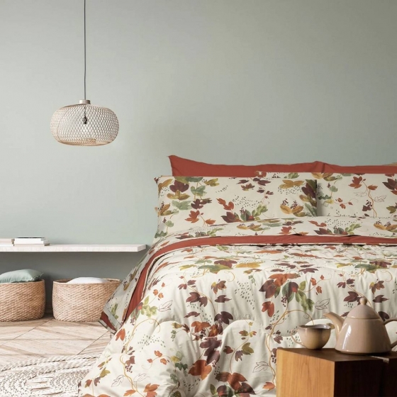 Completo  Lenzuola Happidea Piazza E Mezza Made In Italy Lia Naturale