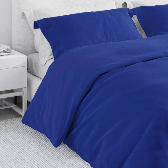 Nuovo Copripiumino Puro Cotone Sofia Made In Italia Sacco 1 Federa Singolo Vari Colori