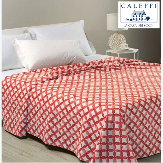 Copriletto Caleffi Phoenix 50% Cotone 50% Poliestere Moderno Matrimoniale Rosa
