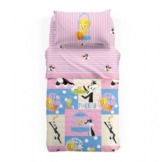 Trapuntino Caleffi Disney Love Titty Letto Singolo Esterno Cotone Quilt