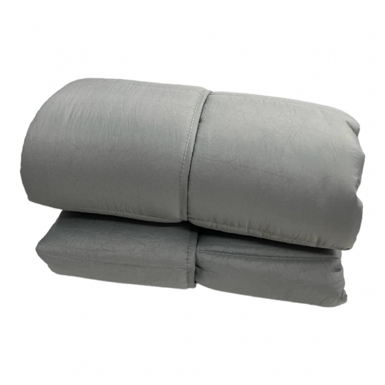 Piumone Trapunta Singola Caleffi Piumone Microfibra Stropicciata Pagoda Antracite