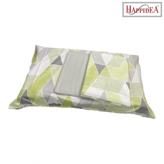 Completo Lenzuola Happidea Singola Made In Italy Articolo Oren Grigio
