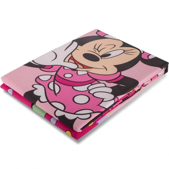 Nuovo Copriletto Singolo Disney Minnie In Puro Cotone