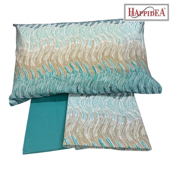 Lenzuola Happidea Lenzuola Matrimoniale Blu Bay Verde Made In Italia