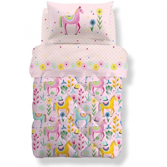 Trapunta Caleffi Kids Singola Fantasy Esterno Cotone Piumone Invernale