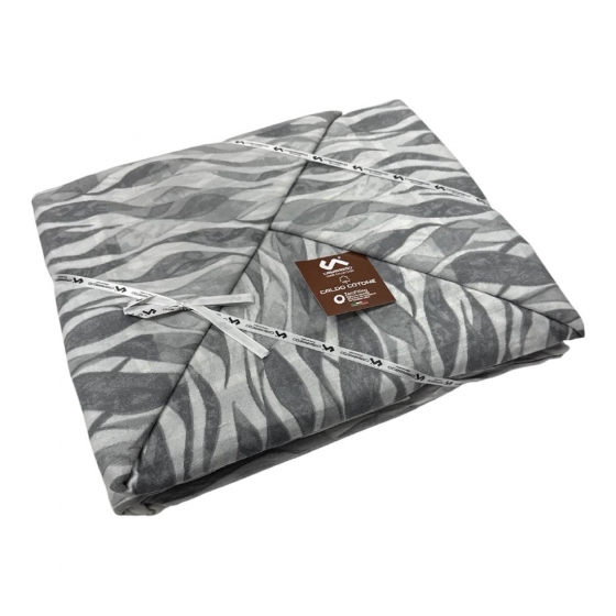 Lenzuola Flanella Matrimoniale Casarredo Wonderful Grigio