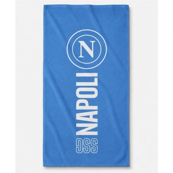 Nuovo Telo Mare SSC Napoli In Spugna Prodotto Ufficiale Cm 80x 160 Var B