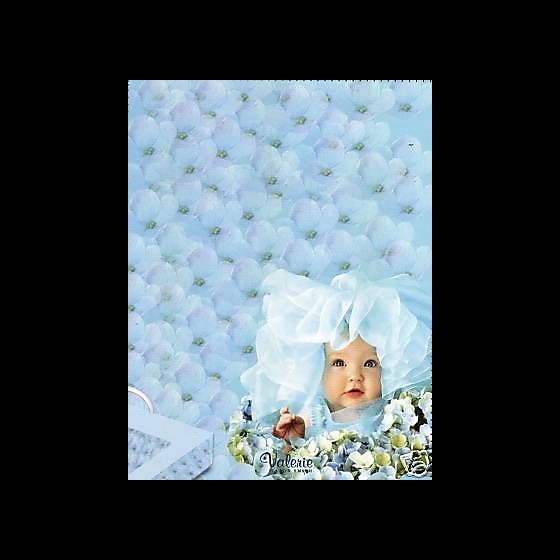 Nuovo Plaid Valerie Tabor Smith Cool Blue Cm 130 x 170 Sotto Costo
