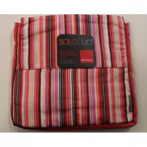 Nuovo Accappatoio Zucchi Bambino/a Microfibra Fucsia 4/6 Anni