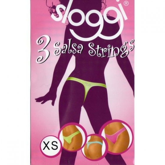 Nuovo Perizoma Sloggi 3 Pezzi Modello Salsa Taglia XS