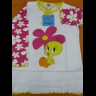 Nuovo TITTY CAMICIA BIMBA by BASSETTI DIS. FLOWERS TG.2/4ANNI