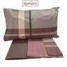 Completo Lenzuola Singola Flanella Cinnamon Rosa Happidea