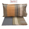 Completo Lenzuola Singola Flanella Cinnamon Giallo Happidea
