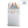 Completo Lenzuola Principesse Disney Caleffi Singola Princess Puro Cotone