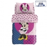 Trapunta Caleffi Minnie Singola Esterno Cotone Minnie Smile Piazzata