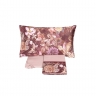 Nuovo Lenzuola Fazzini Protea Malva Matrimoniale Raso Di Cotone Made in Italy